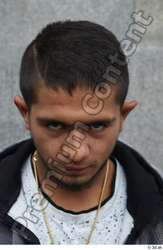 Head Hair Man White Casual Slim Street photo references